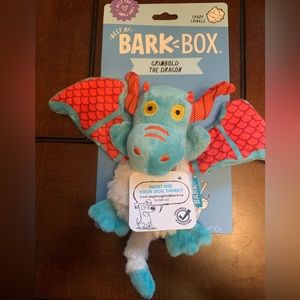 NWT Bark Box “Grimbold the dragon” pet toy